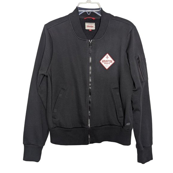 SPORTIGE long sleeve black and red HOUSTON ROCKETS 1967‎ women Jacket size XL - Picture 1 of 10